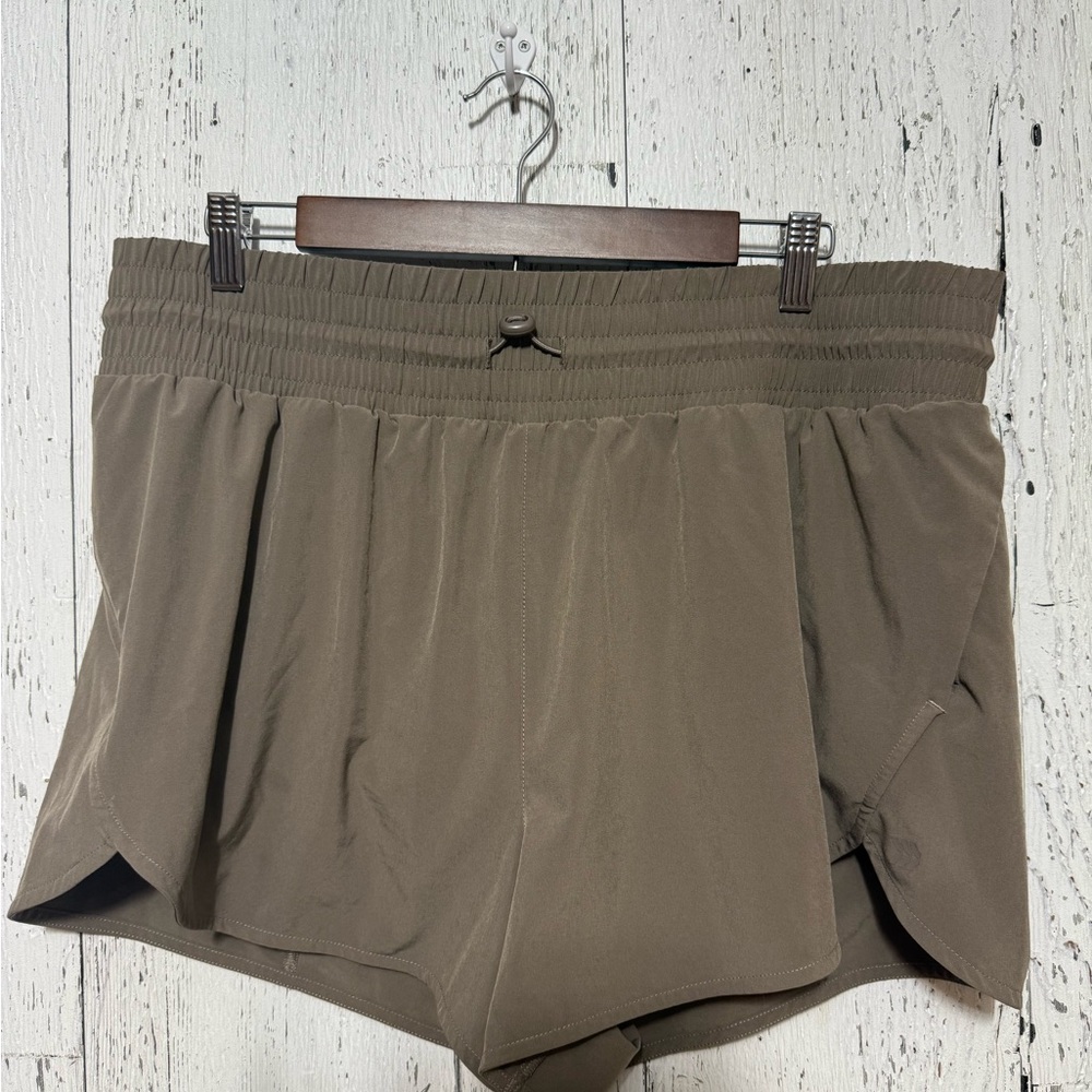 All in Motion Women's Athletic Shorts in Tan